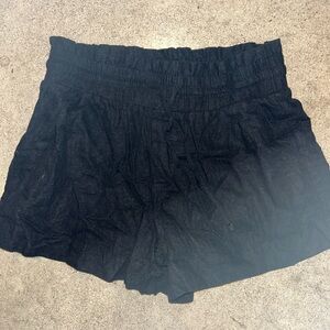 a new day High Waist Black Shorts